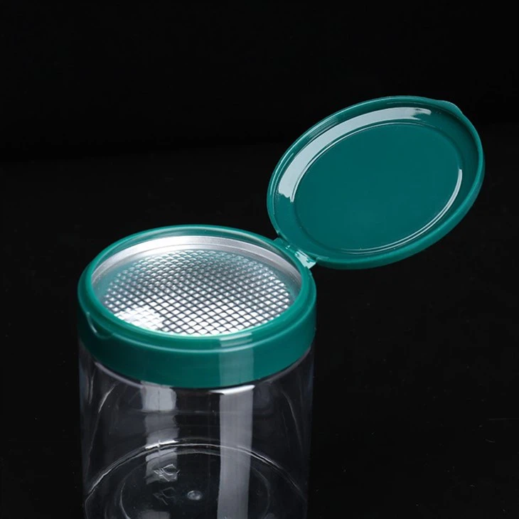 White Filp Plastic Jars Free Sample
