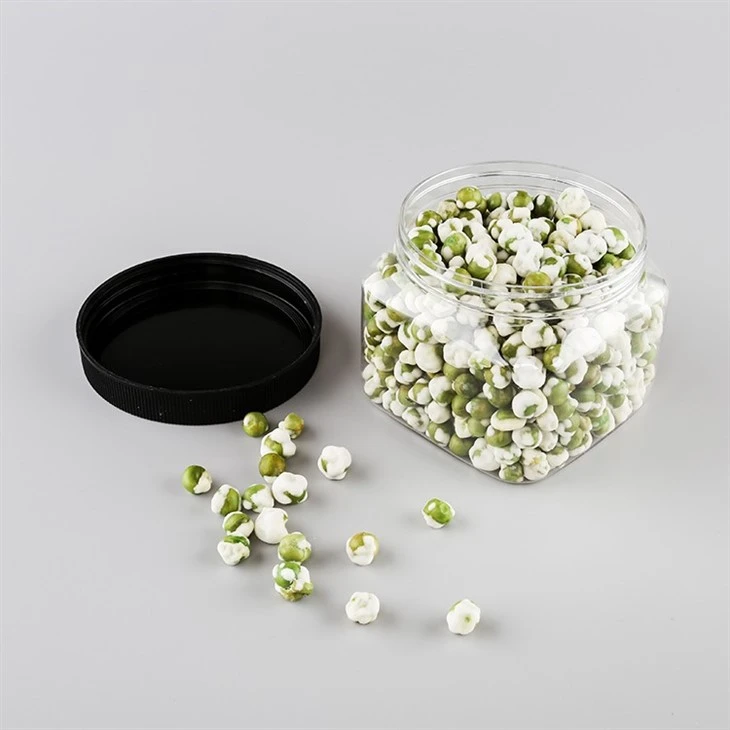 Square Plastic Jars With Lids