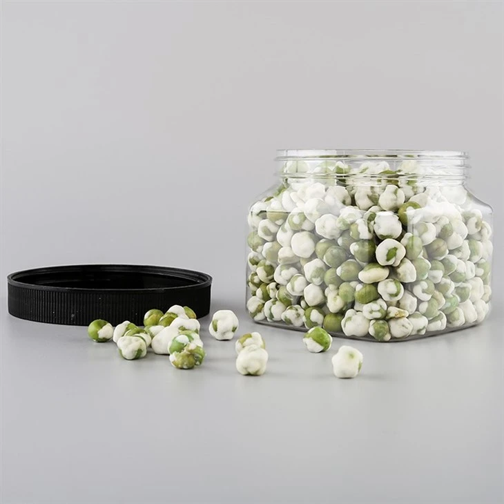 Square Plastic Jars With Lids