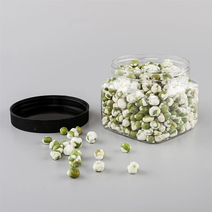 Square Plastic Jars With Lids